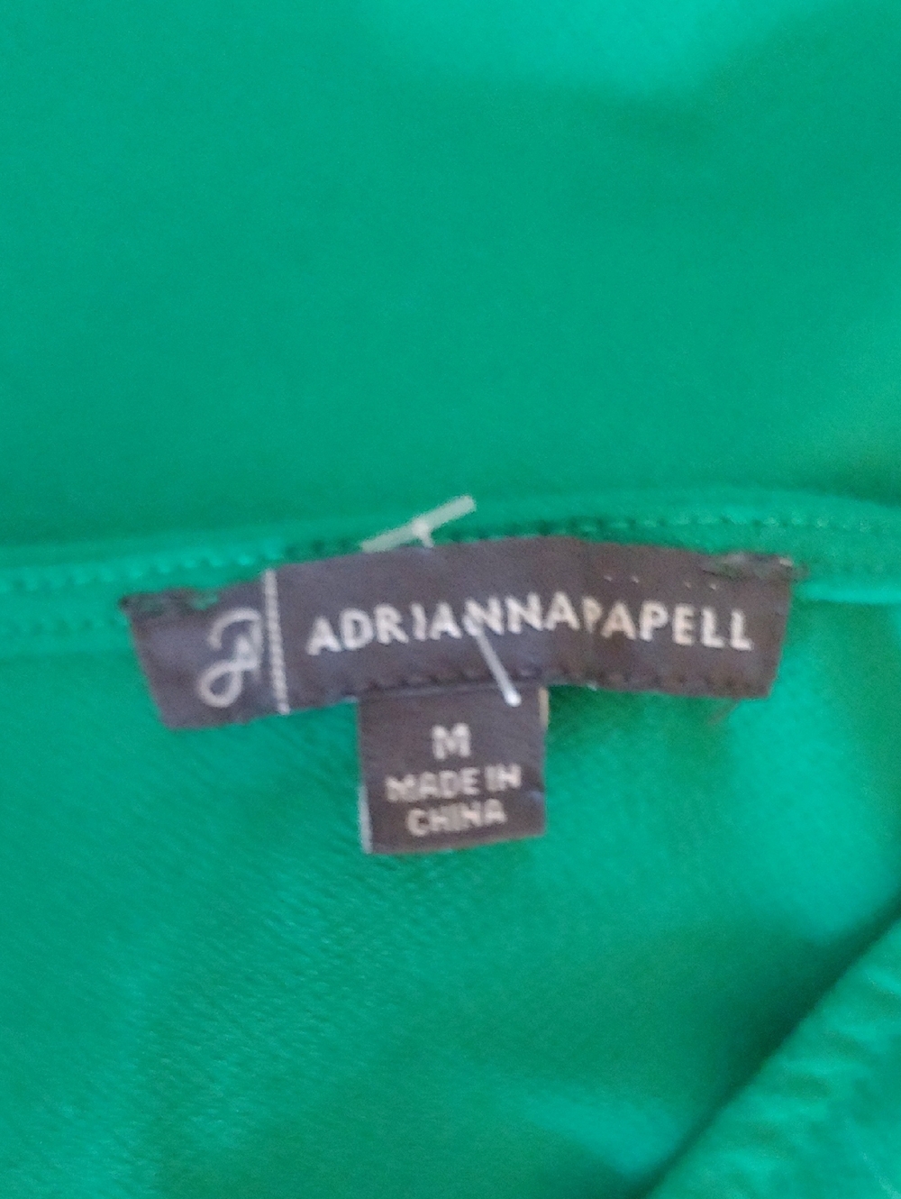 Adrianna Papell Pleated Sleeve Blouse – Medium - Picture 2 of 7